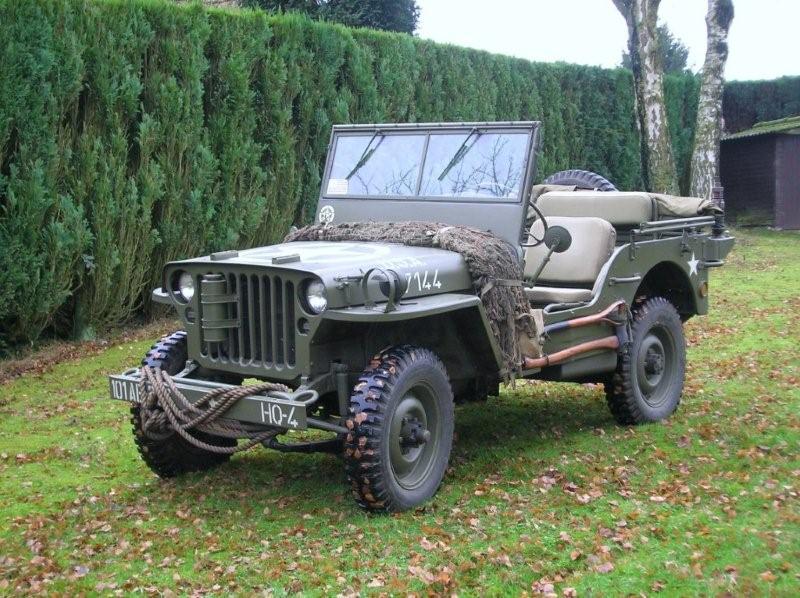 Jeep MB 1942 ENTIEREMENT restaurée. Etat NEUF (Belgique)