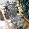 Bloc moteur sur chassis