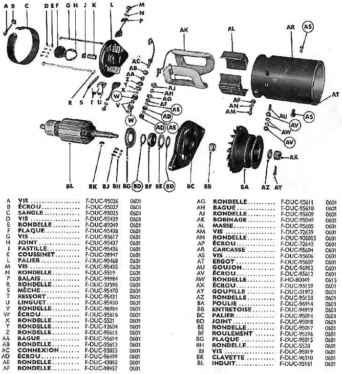Dynamo Ducellier 6 volts