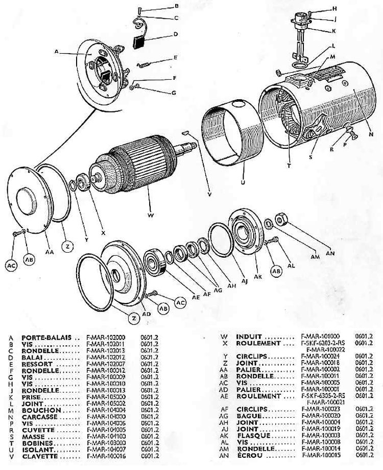 Dynamo Marchal 24 volts
